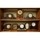 Assorted early 20th Century mantel clocks and timepieces