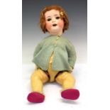 Circa 1920's German Heubach Koppelsdorf bisque headed doll