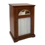 Late Victorian walnut pier cabinet