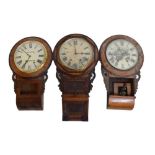 Three late 19th Century American wall clocks