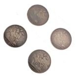 Coins - Four Victorian Jubilee Head Crowns