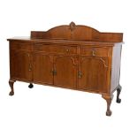 1920's walnut sideboard