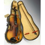 Full sized viola, cased