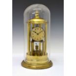 Mid 20th Century brass torsion or anniversary clock