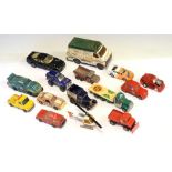 Small quantity of diecast model vehicles to include; Matchbox, Corgi etc.