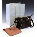 Radley - Lady's black handbag, with pink outer dust bag