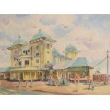 Michael Rummings - Watercolour - 'Breezy Day, Penarth Pier'