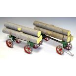 Two Mamod LW.1 Lumber wagons, one boxed