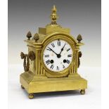 Achille Brocot - late 19th Century French brass mantel clock