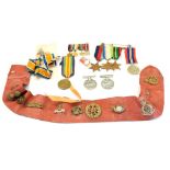 First & Second World War medals and badges