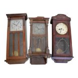 Three 20th Century wall clocks