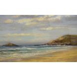 Barry Paine - oil on canvas - Beach view