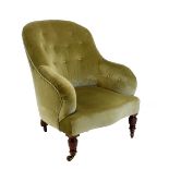 Victorian deep-buttoned chair