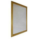 Large modern gilt mirror