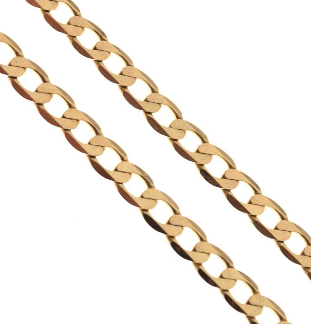 9ct gold curb-link necklace