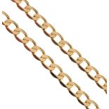 9ct gold curb-link necklace