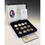 Golden Wedding Anniversary silver proof part coin set