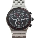 Gentleman's Swatch Irony chronograph wristwatch