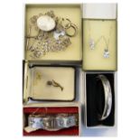 Collection of silver jewellery