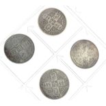 Coins - Four Victorian Gothic Florins