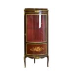 Vernis Martin-style corner cabinet