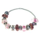 Pandora-style charm bracelet