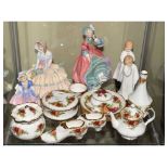 Royal Albert 'Old Country Roses', Royal Doulton, etc