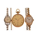 Group of lady's watches, Omega etc