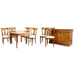 Suite of 'Grange' cherry wood dining furniture