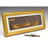 Maritime Interest - Cross section wood cut of the S.S.Great Britain