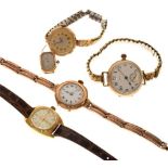Group of lady's cocktail watches
