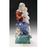 Georg Kemper (1898-1948) - German majolica figure group of the Virgin and Child