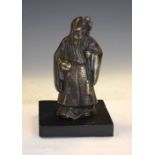 Small bronze of a Chinese deity