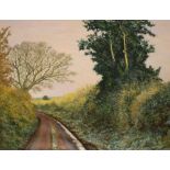 Acker Bilk - oil on canvas - Birch Wood Lane