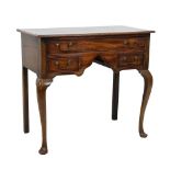 George III mahogany lowboy