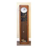 Oak-cased synchonome electric clock