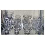 Group of 19th Century glassware