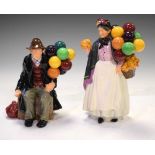 Doulton - Biddy Pennyfarthing and Balloon Man