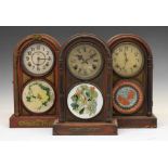 Three American mantel clocks
