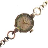 Tudor - Lady's gold-plated cocktail watch