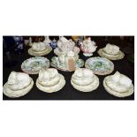 Group of 19th Century Stone China and pottery dessert wares