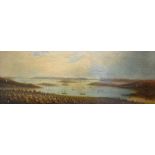 F. A. Foster (early 19th Century) - panoramic oil on canvas