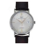 I.W.C. Schaffhausen - Gentleman's stainless steel 'Portofino' automatic wristwatch