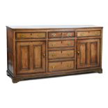 George III oak dresser base