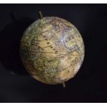 Mid 19th Century German miniature pocket globe