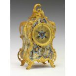 Vincenti & Cie champleve clock - Rococo case