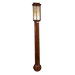 Second quarter 19th Century mahogany stick barometer - Newman