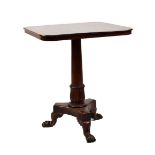 Early to mid 19th Century snap-top tripod occasional table