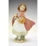 Lladro porcelain Privilege Gold figure - 'Little Red Riding Hood', 8350