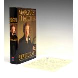 Margaret Thatcher - Signed first edition of Statecraft